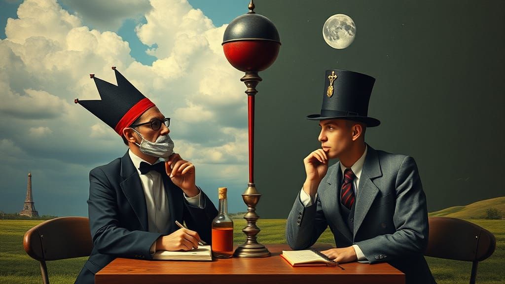 Surrealist Dreamscapes Challenge Dogmatic Upbringing