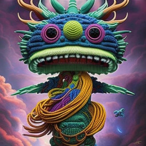 knit alien