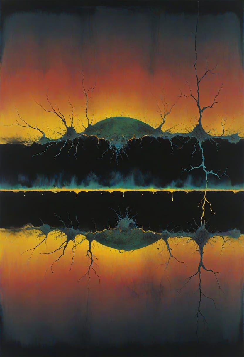 Surreal Stopmotion Scene in Hyperreal Style