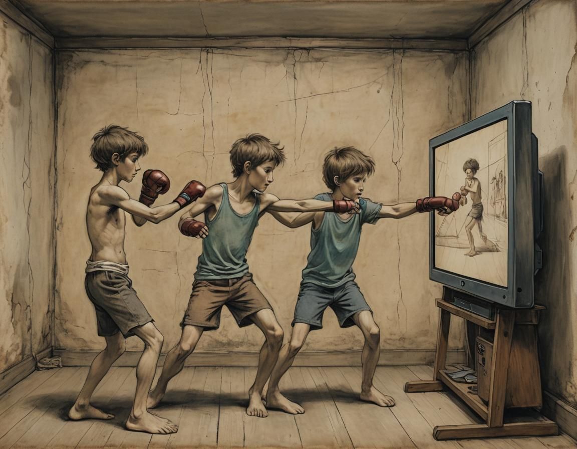 Learning to throw a punch (after DaVinci)