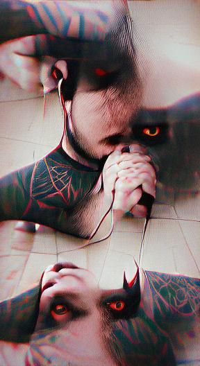 Haunting Silhouette: Surrender and Inner Turmoil