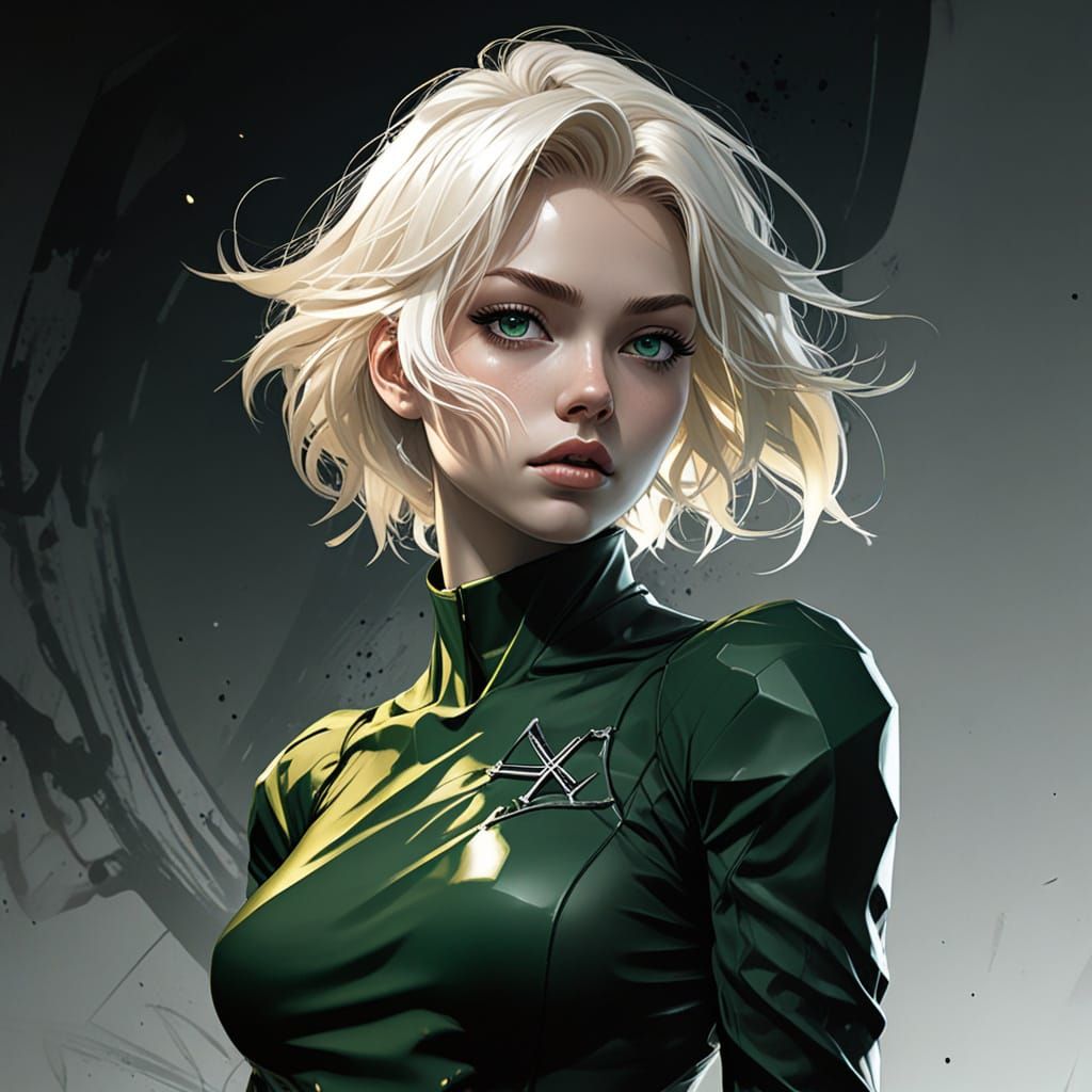 Mature Dark Fantasy Warrior in Intense Chiaroscuro