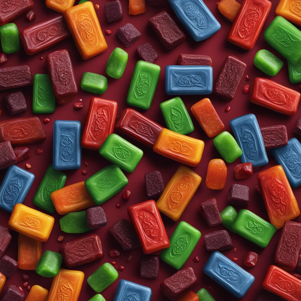 Tim Curry Wine Gums Advert: Detailed Matte Painting