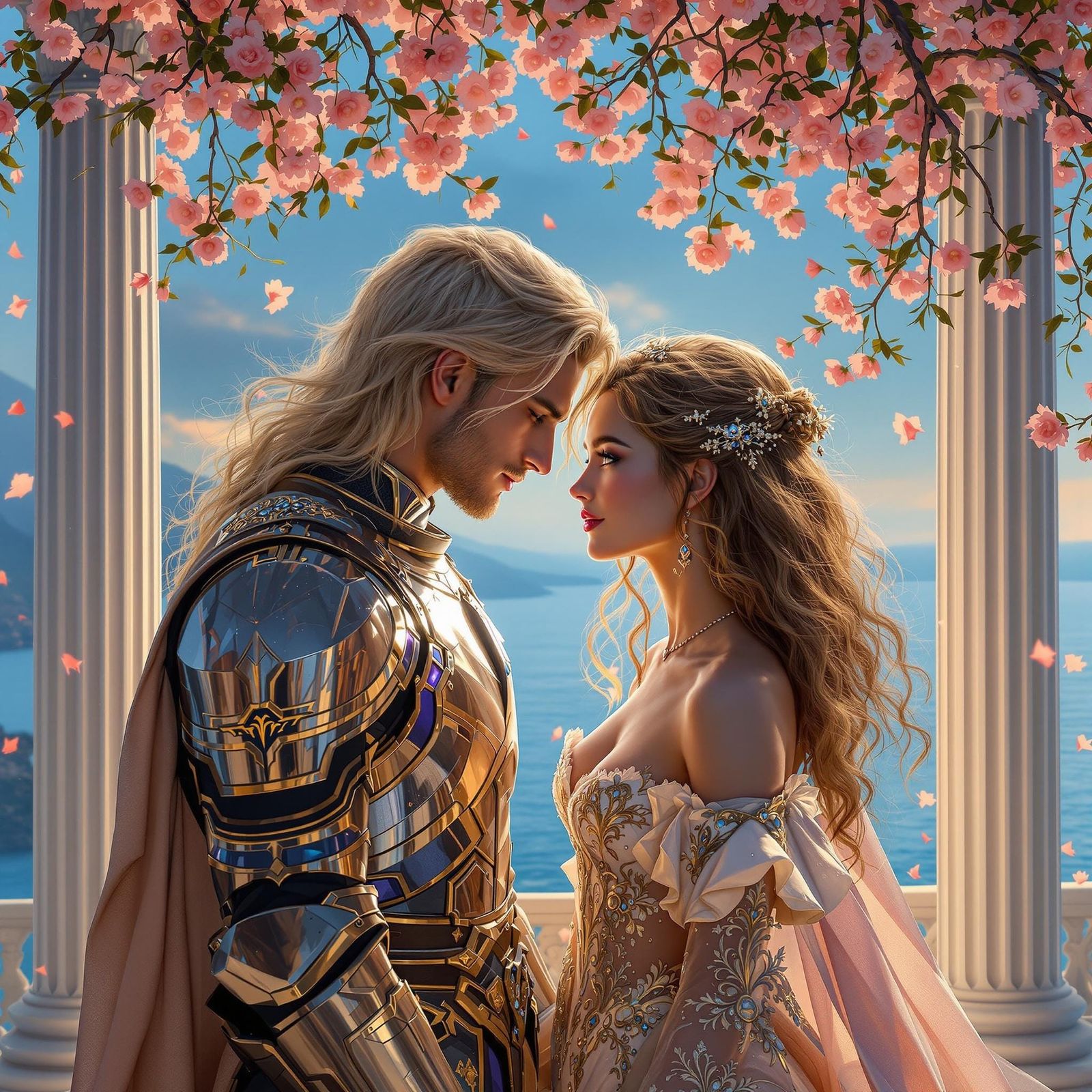 Medieval Knights Share Bittersweet Farewell with Futuristic...