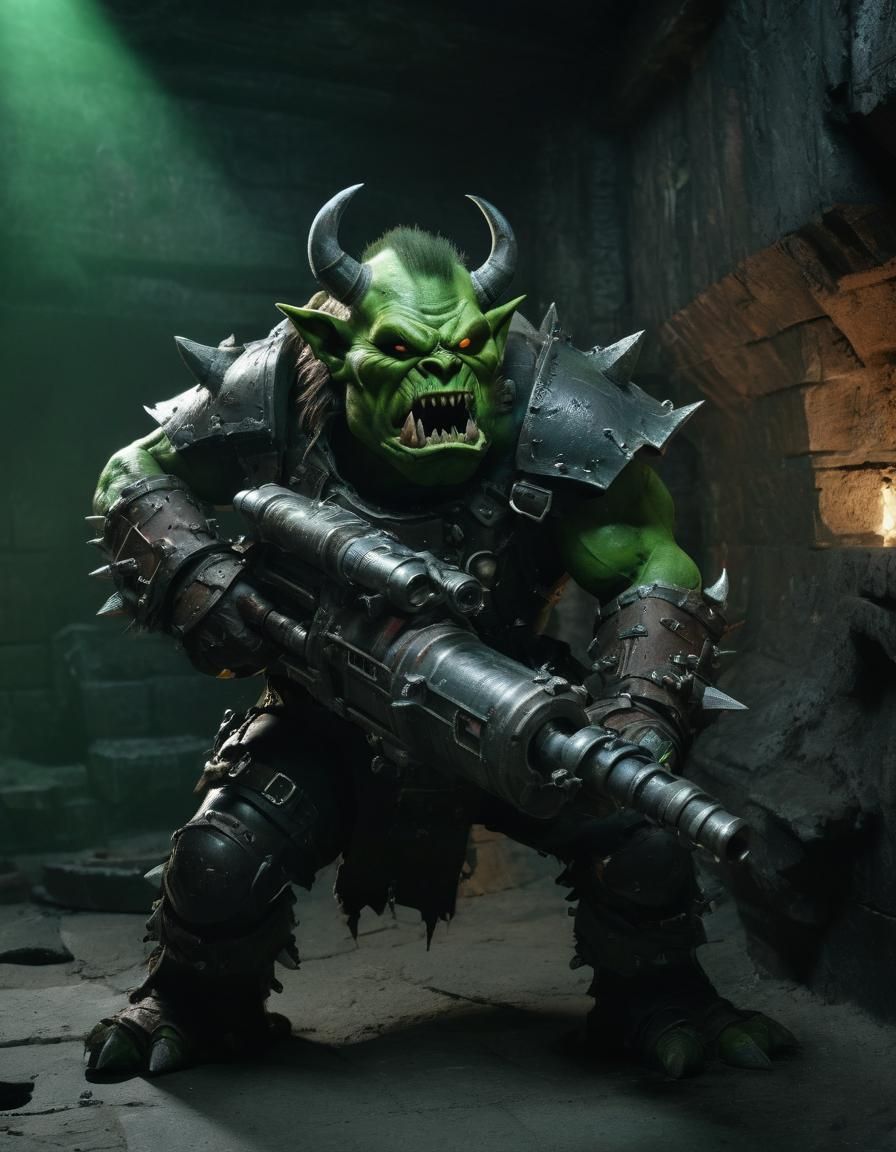 Shrek's grandson as an RPG character