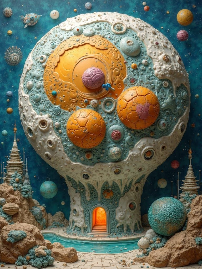 Diatomaceous Modernism Inflatable Ceramic Earthly Whirlingto...