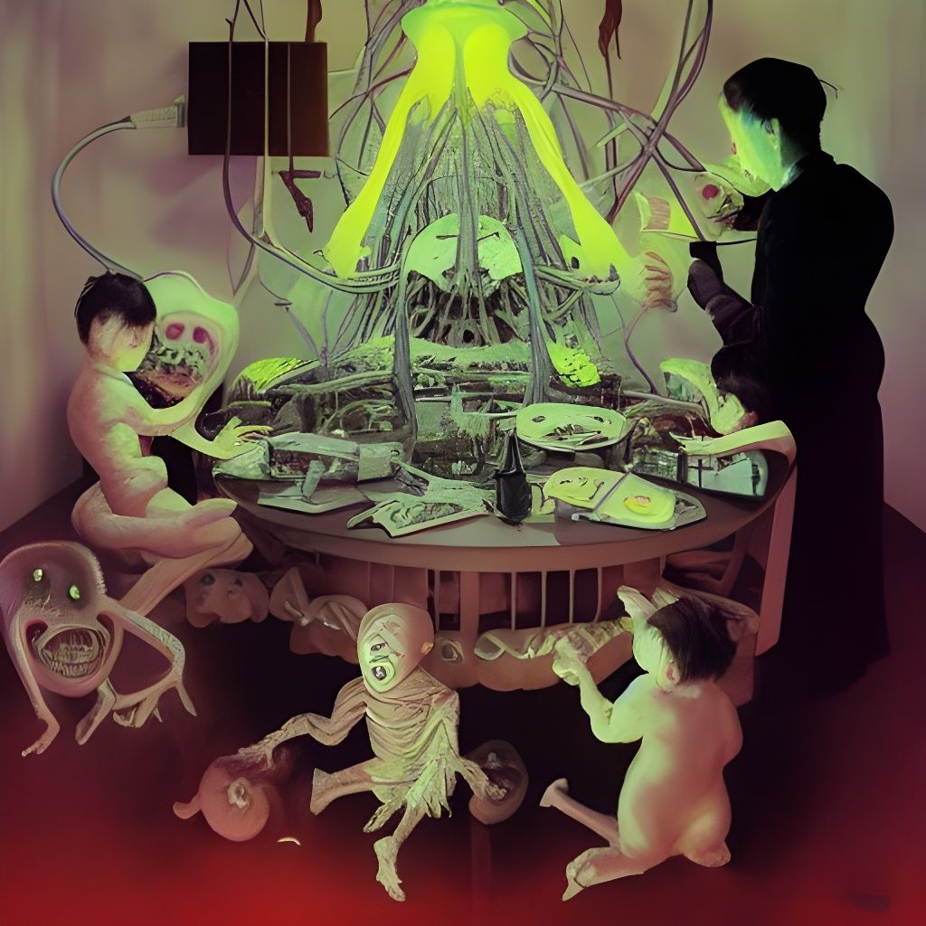 The Soylent Nursery: Existential Horror Art