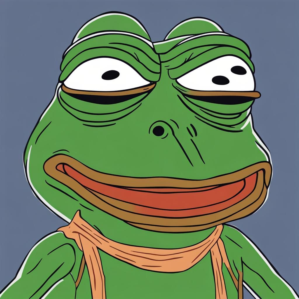 Pepe the Frog Cartoon Illustration