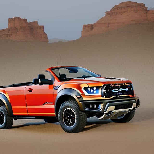 Ford Ranchero Raptor Convertible Concept Car