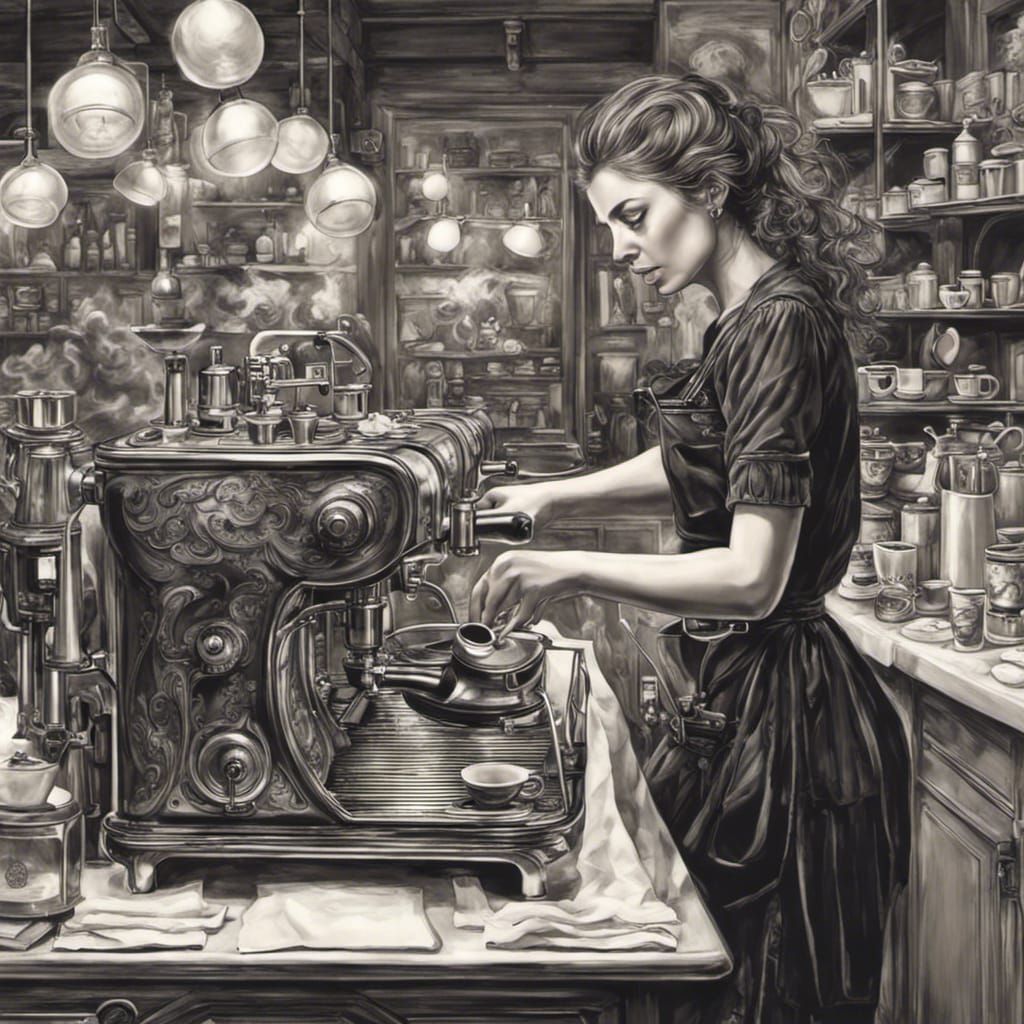 Anime Barista Creates Coffee Masterpiece