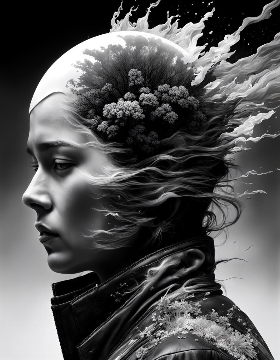 Double Exposure: Force of Nature in Monochrome