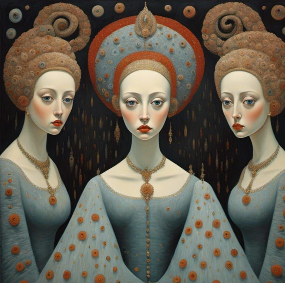 Ethereal Princess with Sisters: Rule of Thirds