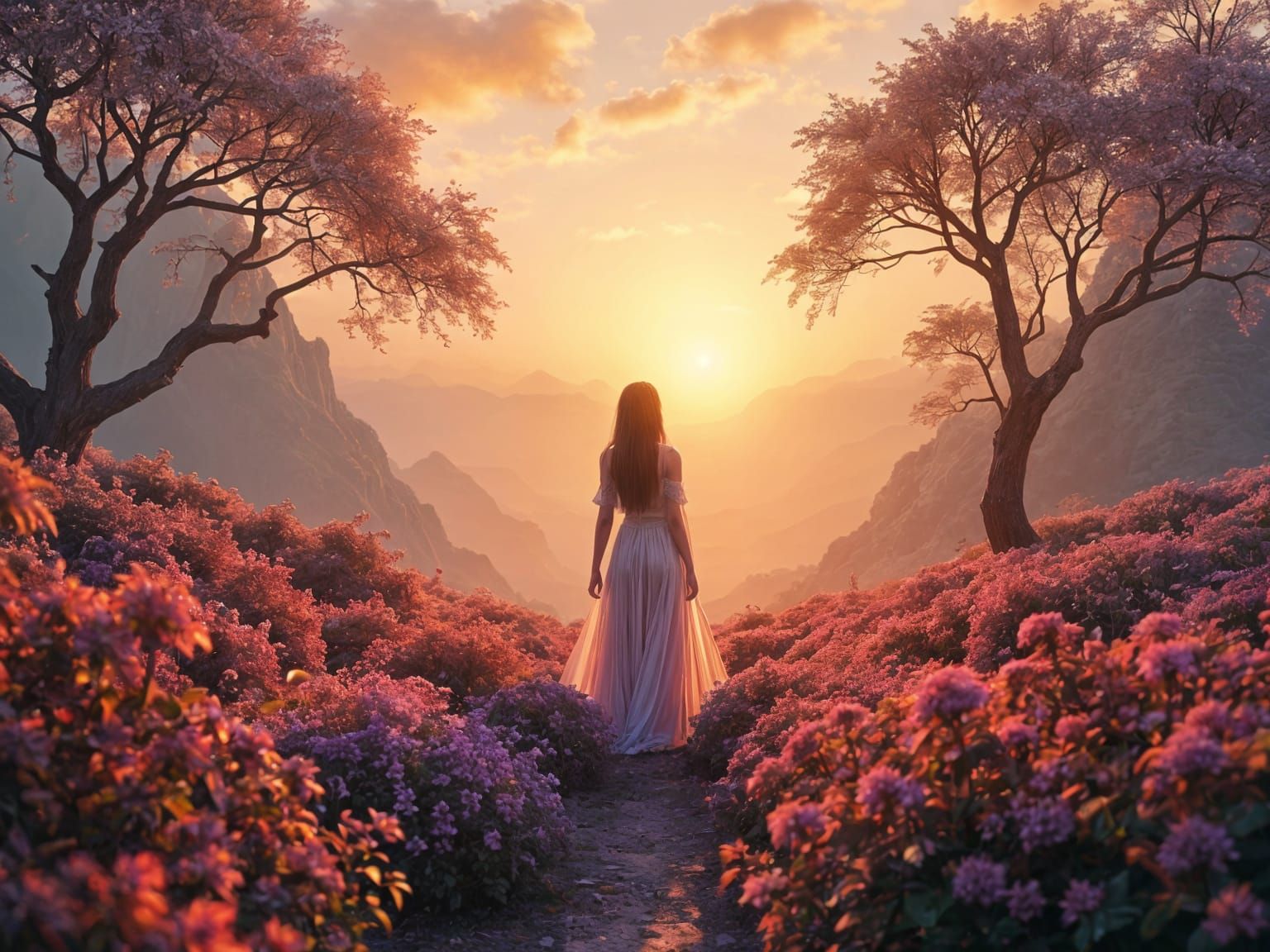 Ethereal Beauty in an Otherworldly Landscape