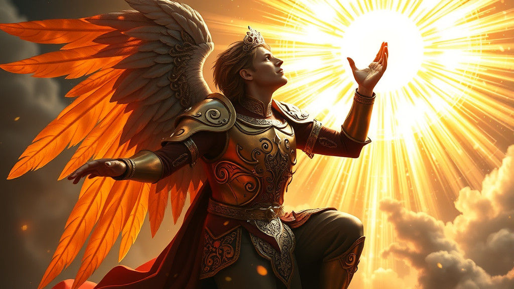 Archangel Michael in Divine Adoration