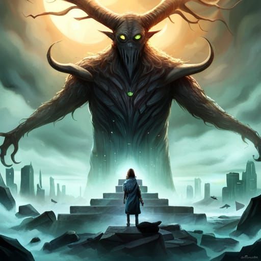 Cthulhu Rises: Gothic Horror Digital Painting