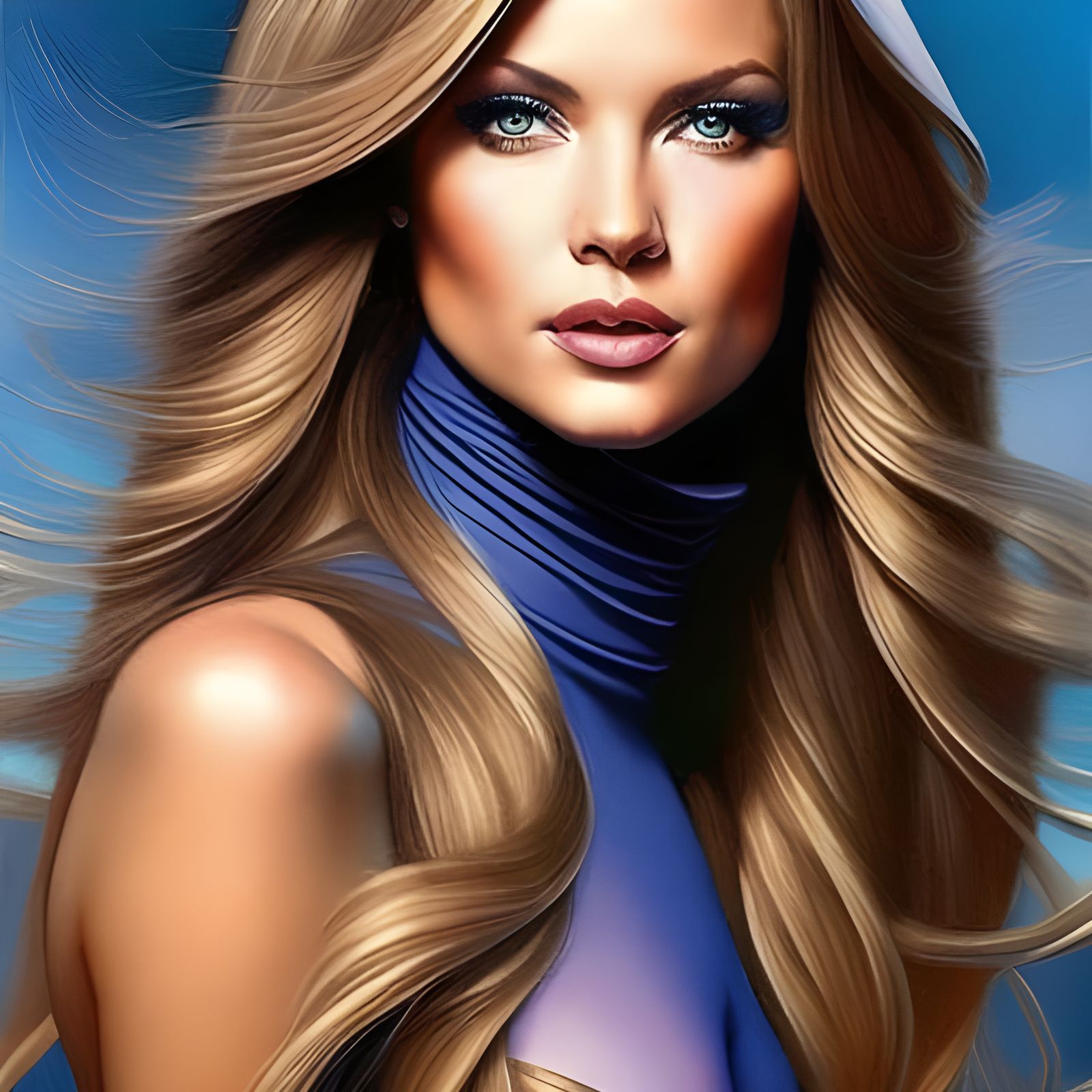 Gorgeous Woman at New Year's Eve Party