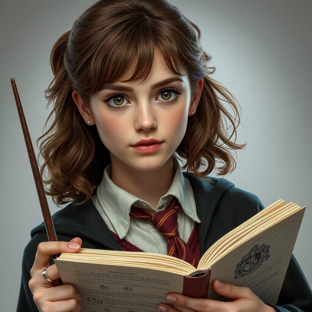 Book Accurate Hermione Granger in Hogwarts Legacy Style