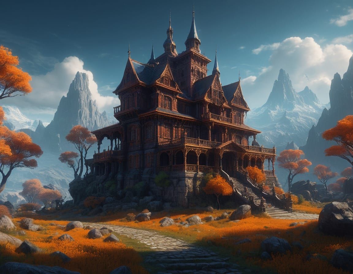 Troll Athletes Training: Fantasy Concept Art