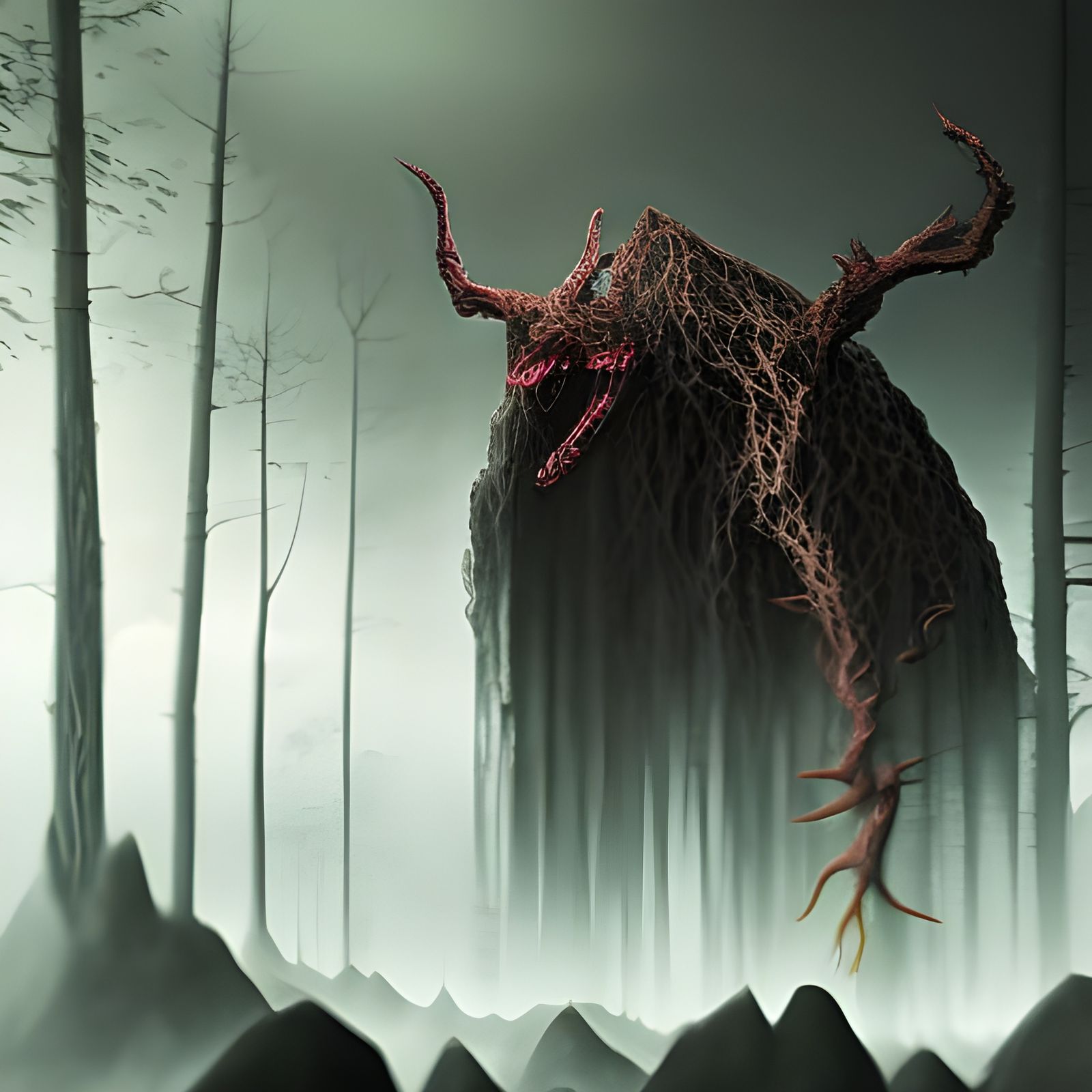 Obscure Cryptid Creature in Detailed 3D