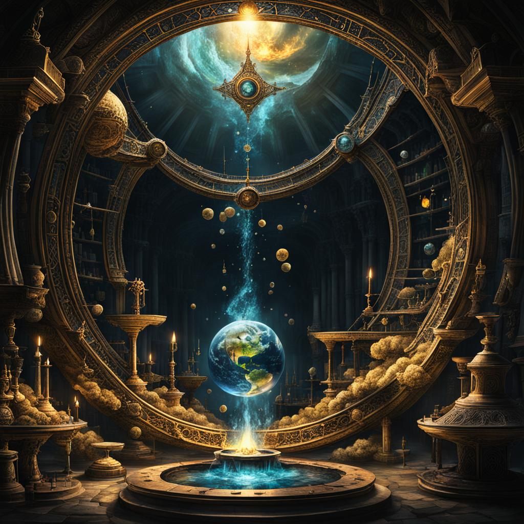 AI Image: Symbolic Representation of Alchemy