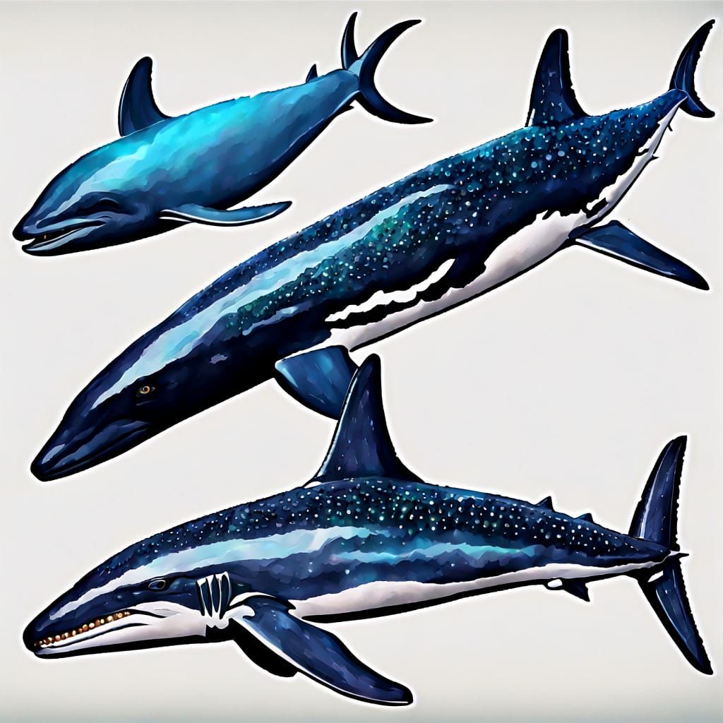 Astronaut Among Dolphins in Deep Sea