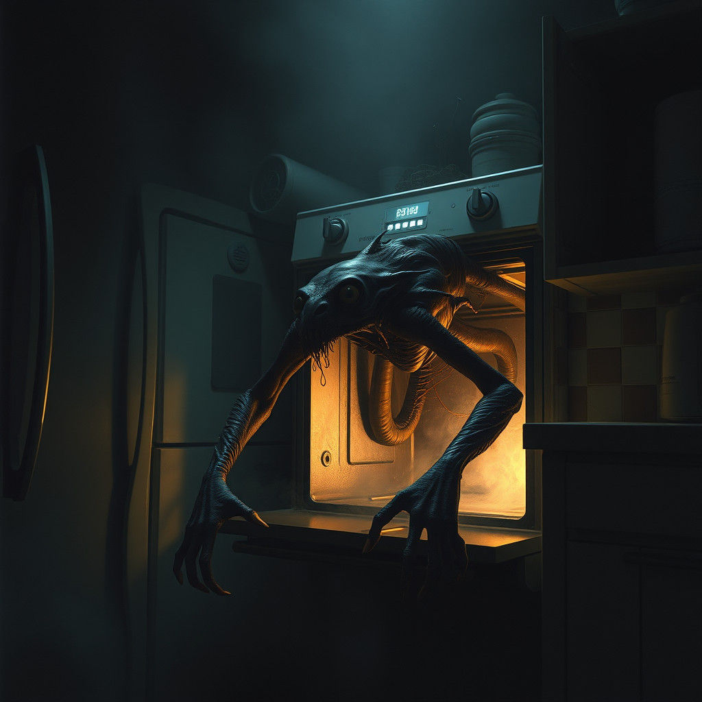 Nightmarish Entity Emerges From Oven