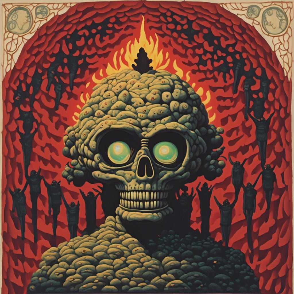 Baroque Still Life: Lantern Light on Dead Flowers