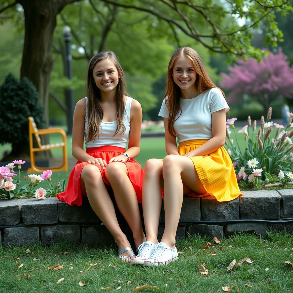 Snapshot: Two Friends in the Park