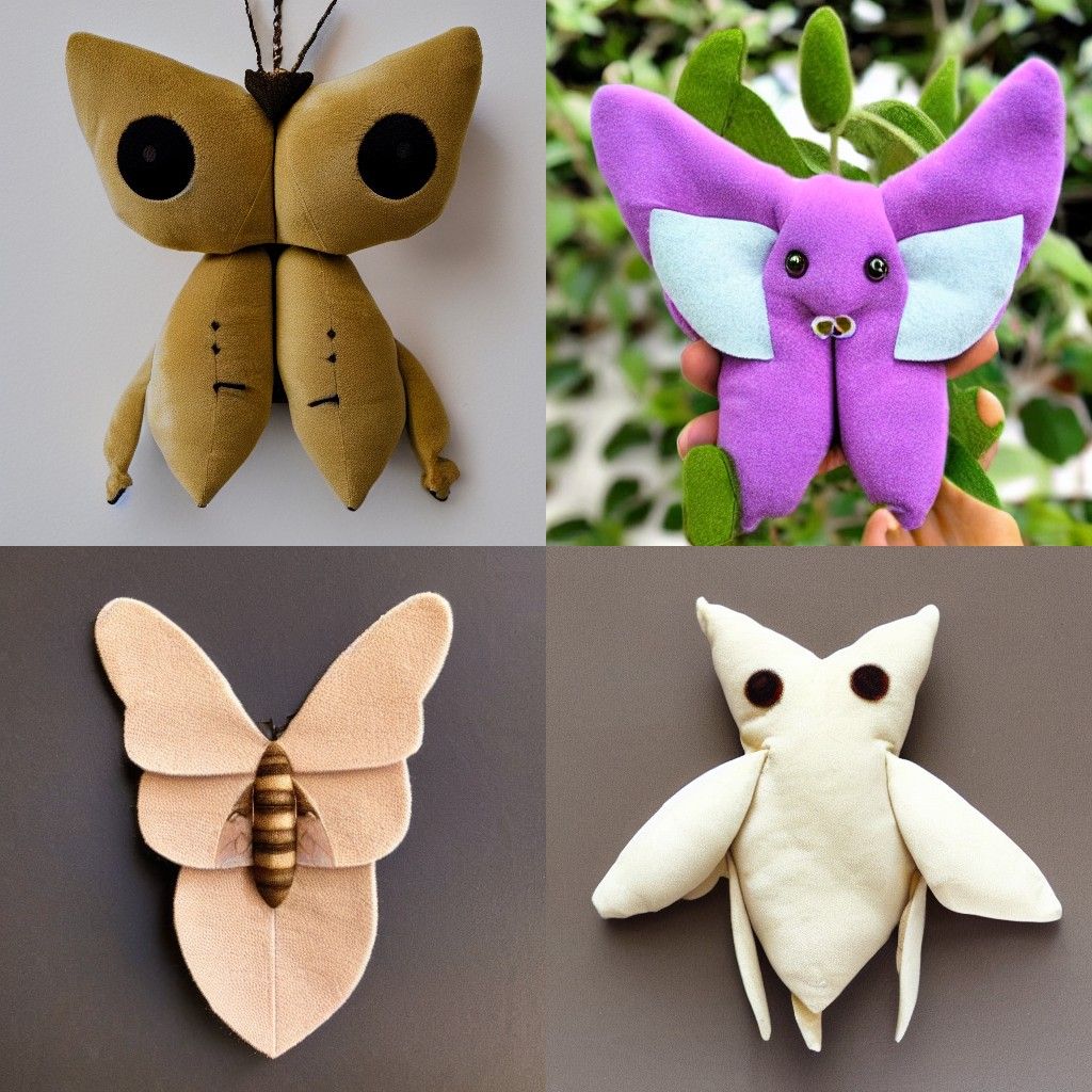 Adorable Moth Plush Toy for Collectors