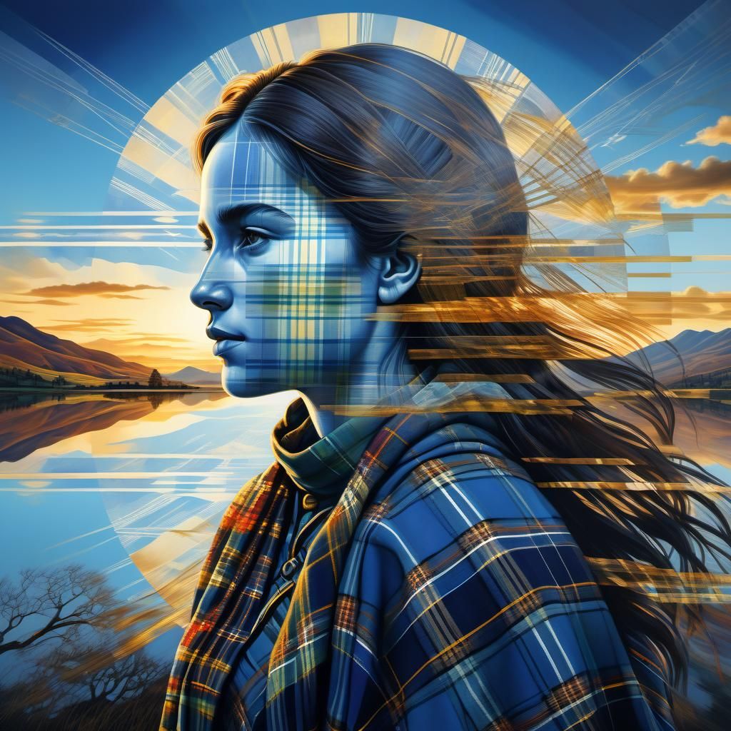 Tartan gal….. mise boireannach (I am woman).