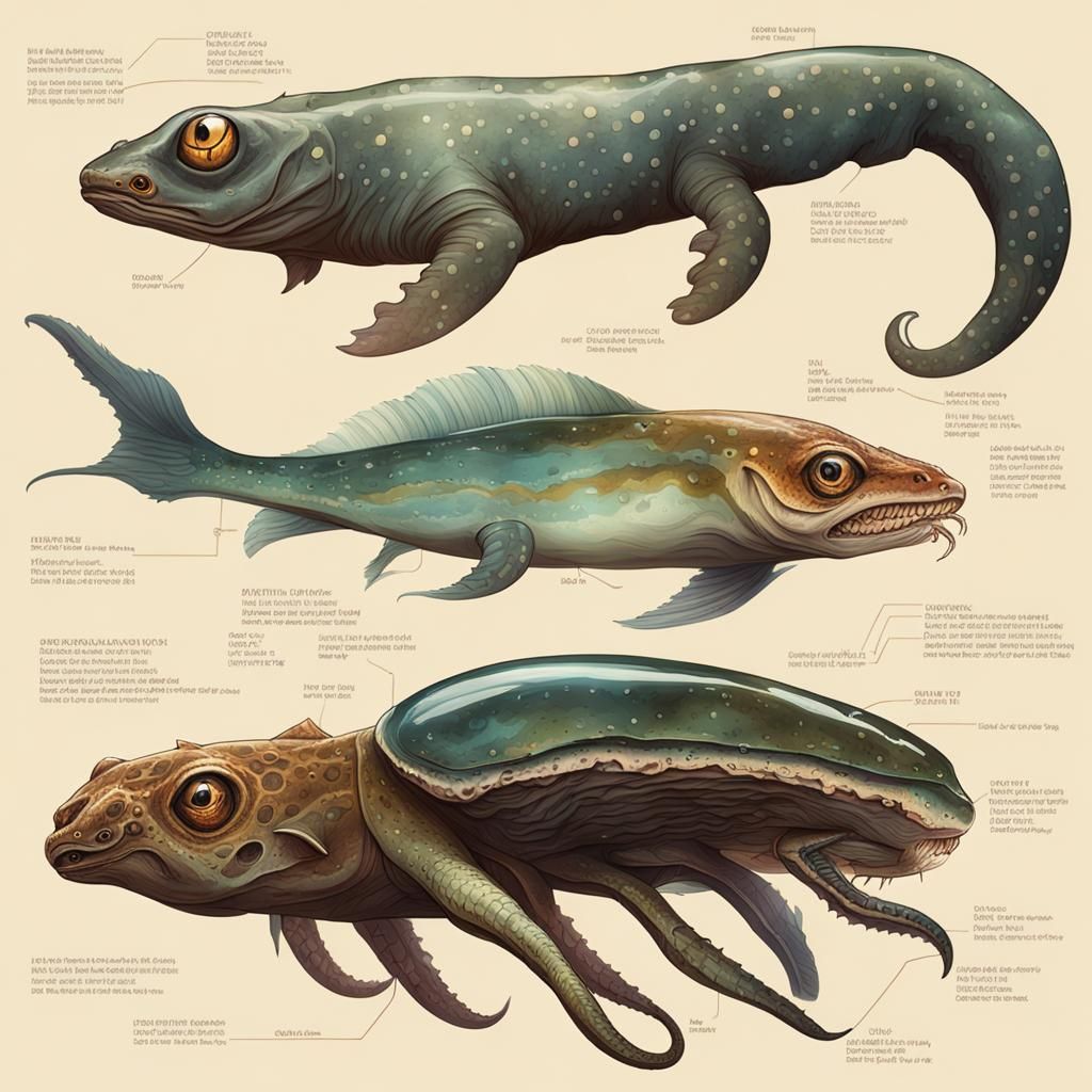 Speculative Alien Lifeforms on Exoplanet, Concept Art