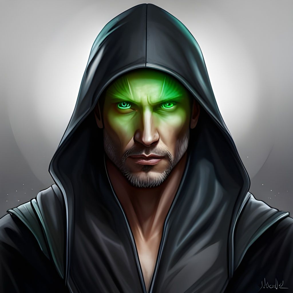 Detailed Portrait of a Jedi Knight with Lightsaber