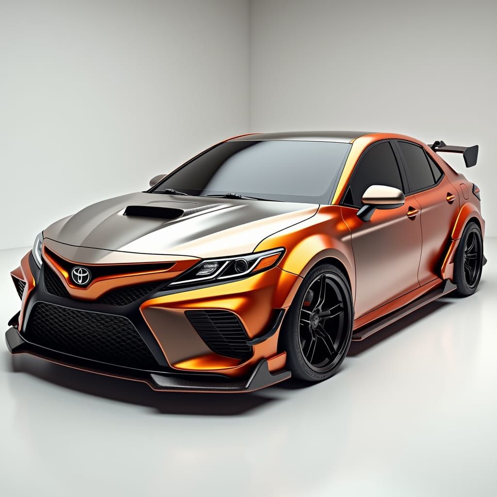 Custom Toyota Camry with Sleek Body Kit