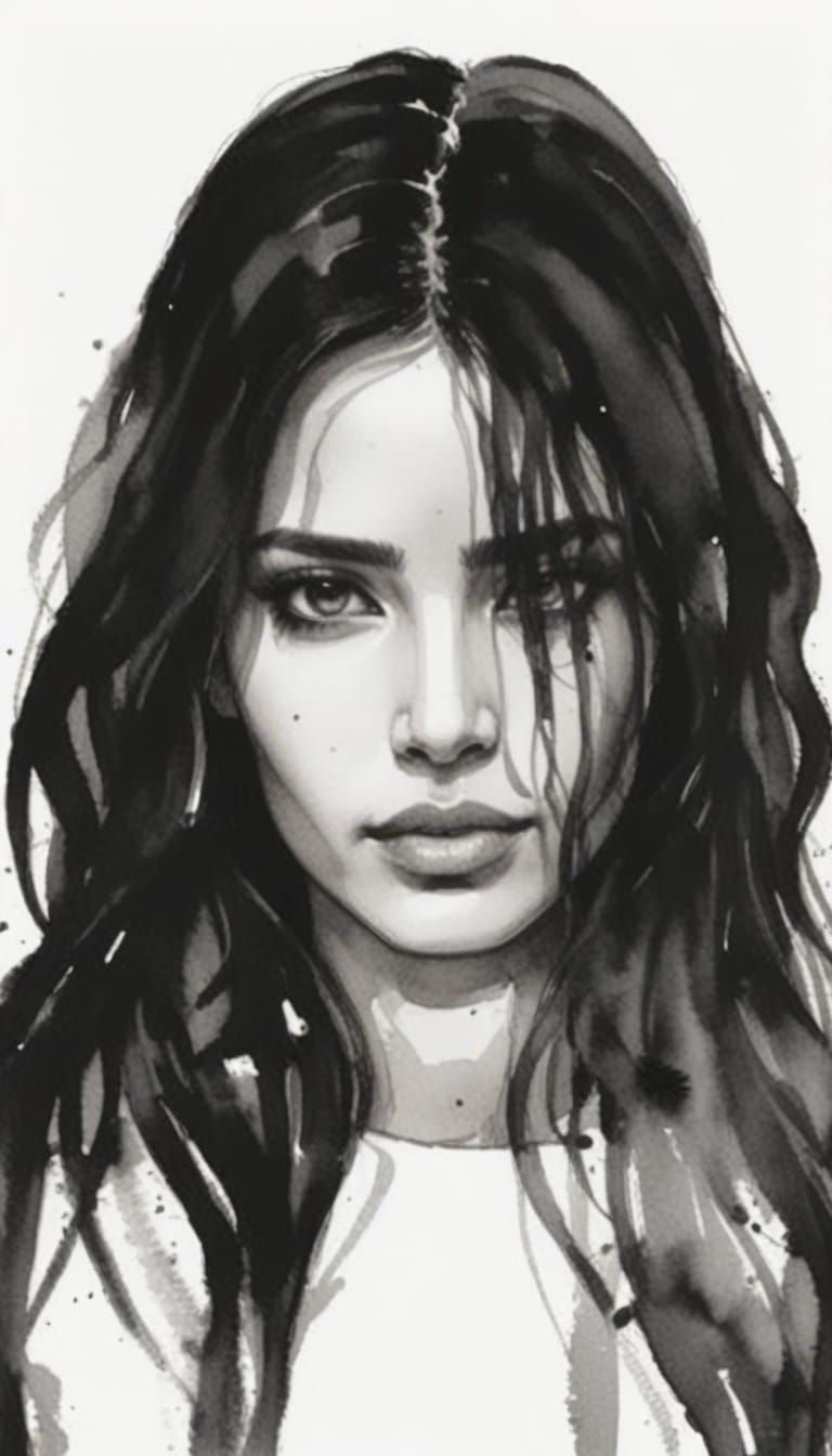 Whimsical Arabic Woman in Golden Light