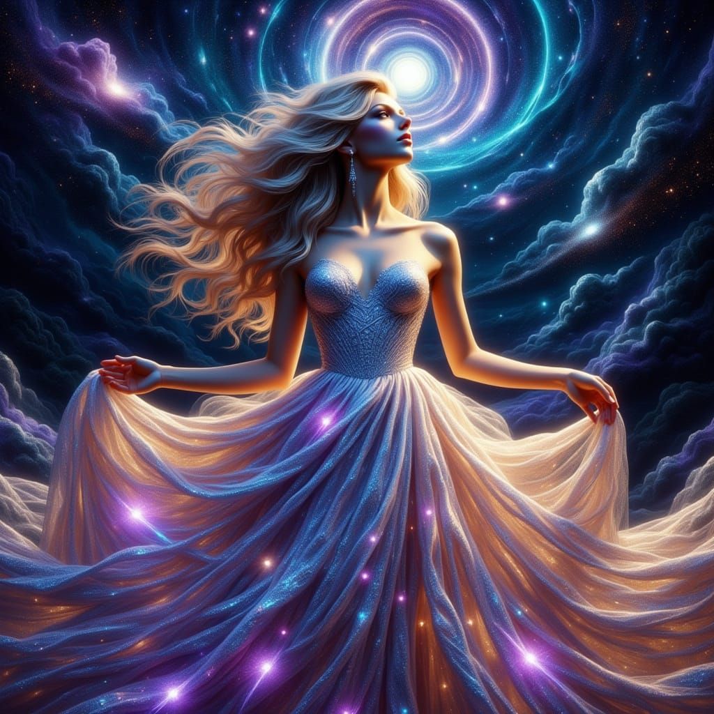 Ethereal Goddess of the Cosmos