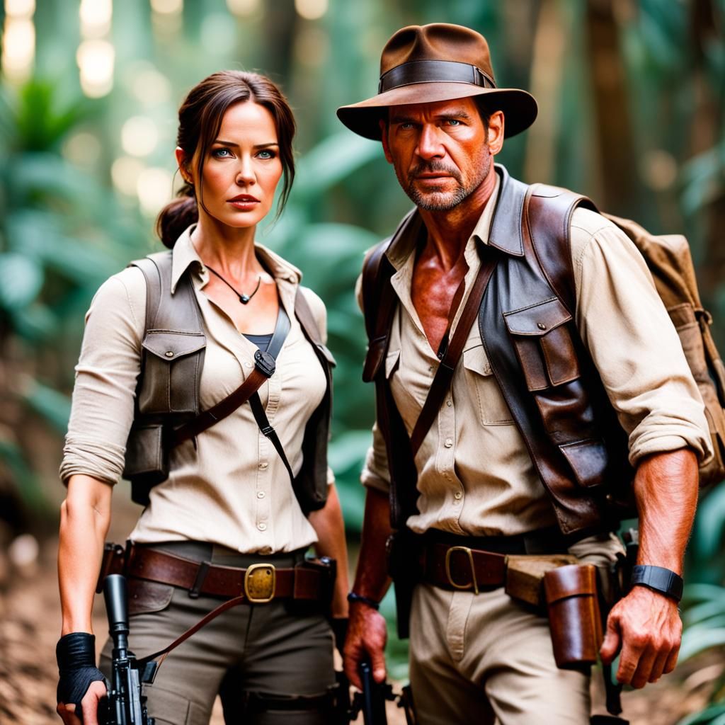 Lara Croft and Indiana Jones