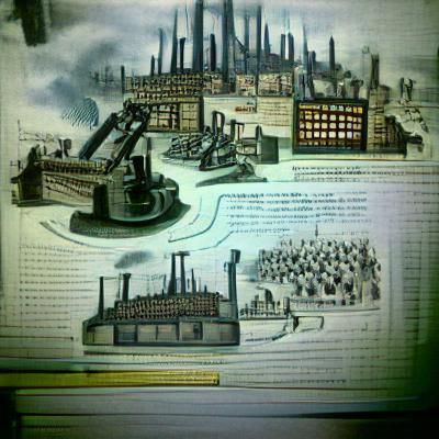 AI Interpretation of the Industrial Revolution
