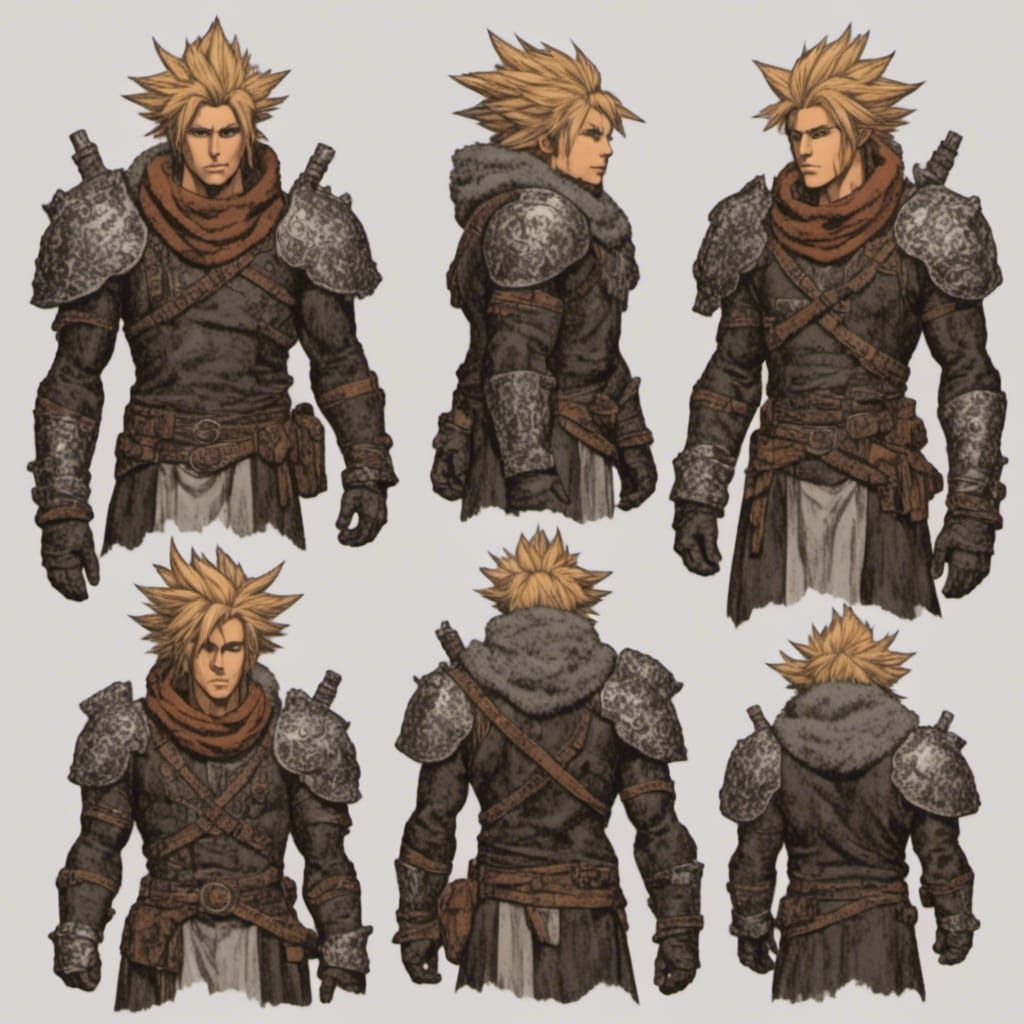Cloud Strife Reference Sheet