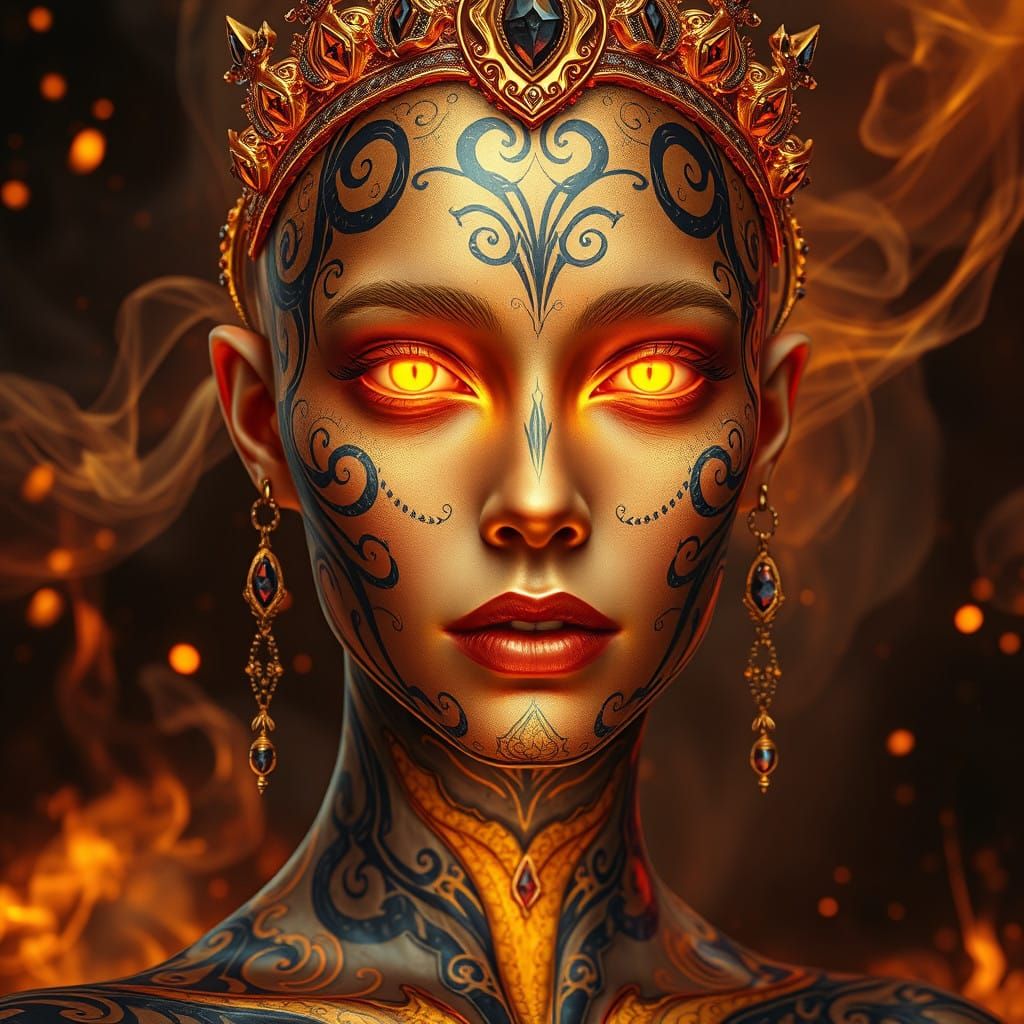 Ethereal Goddess of Ancient Power and Mystery