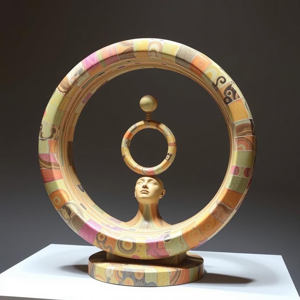 Psychedelic Quantum Sculpture: Ancient Meets Modern