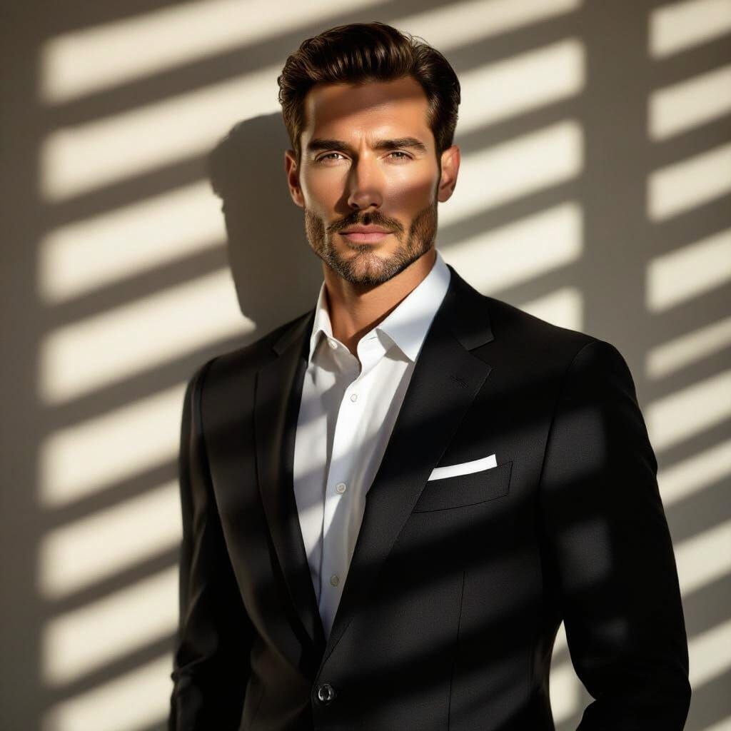 High Contrast Light and Shadow in Fashion Photography