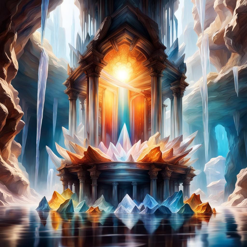 Le temple au cristaux