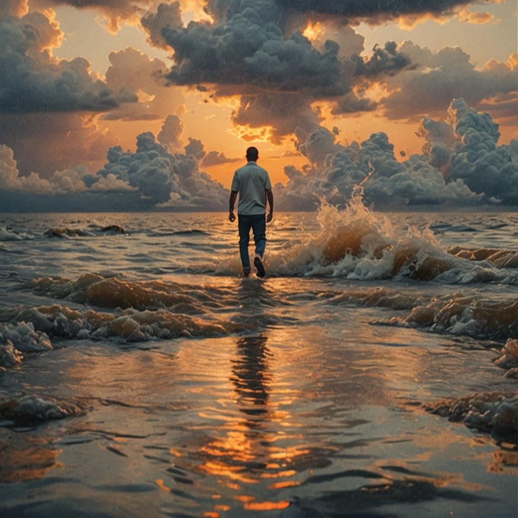 Walking through the storm