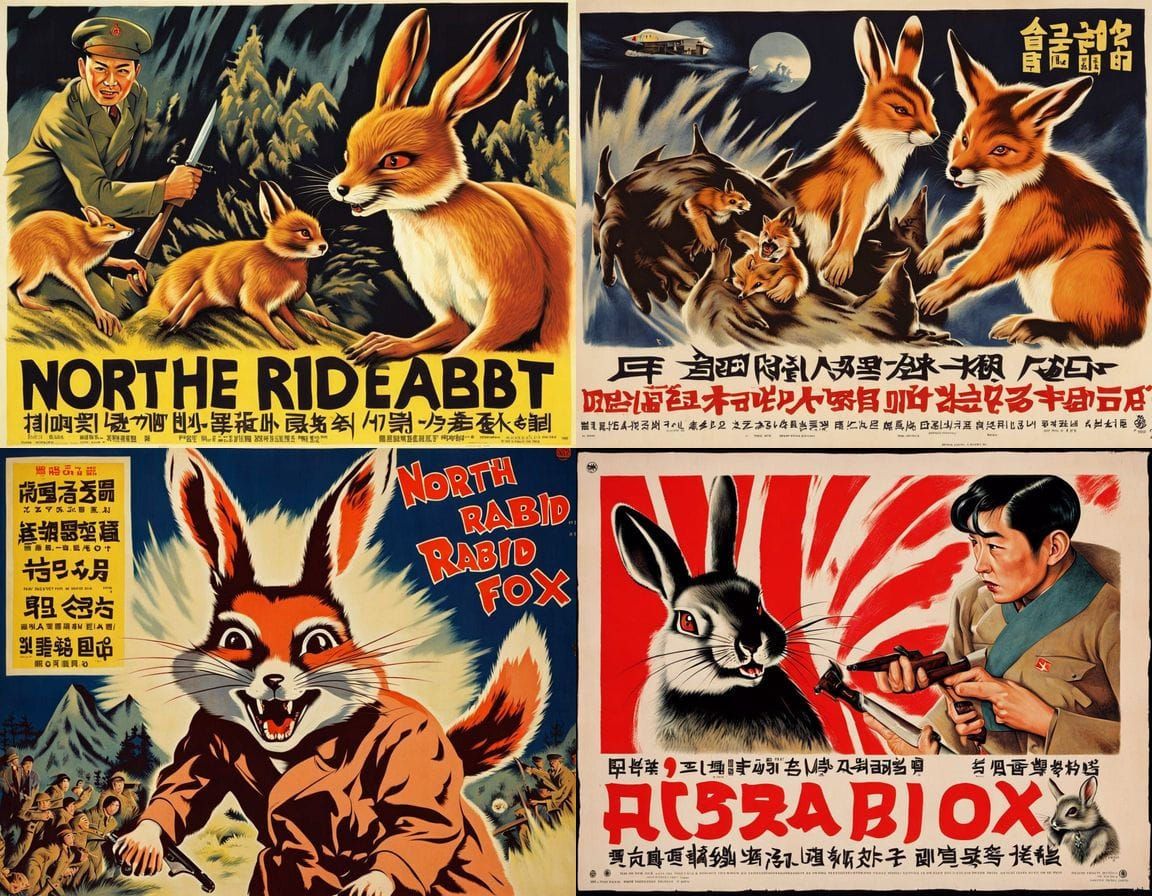 Vivisection Horror: A 1950s Movie Poster of a Rabid Fox
