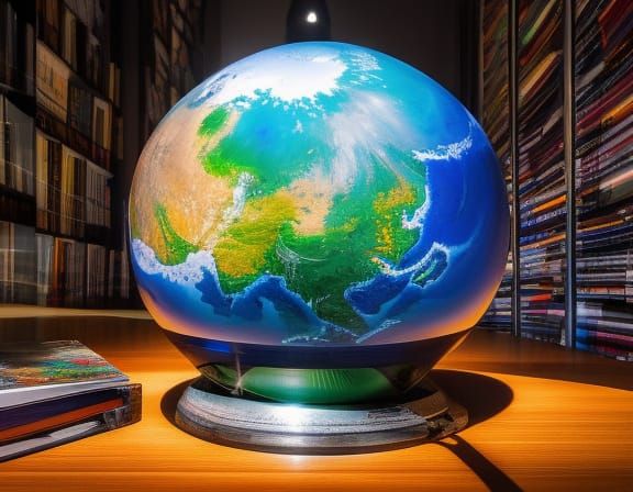 Earth in a Jar: Graffiti Art Planetscape