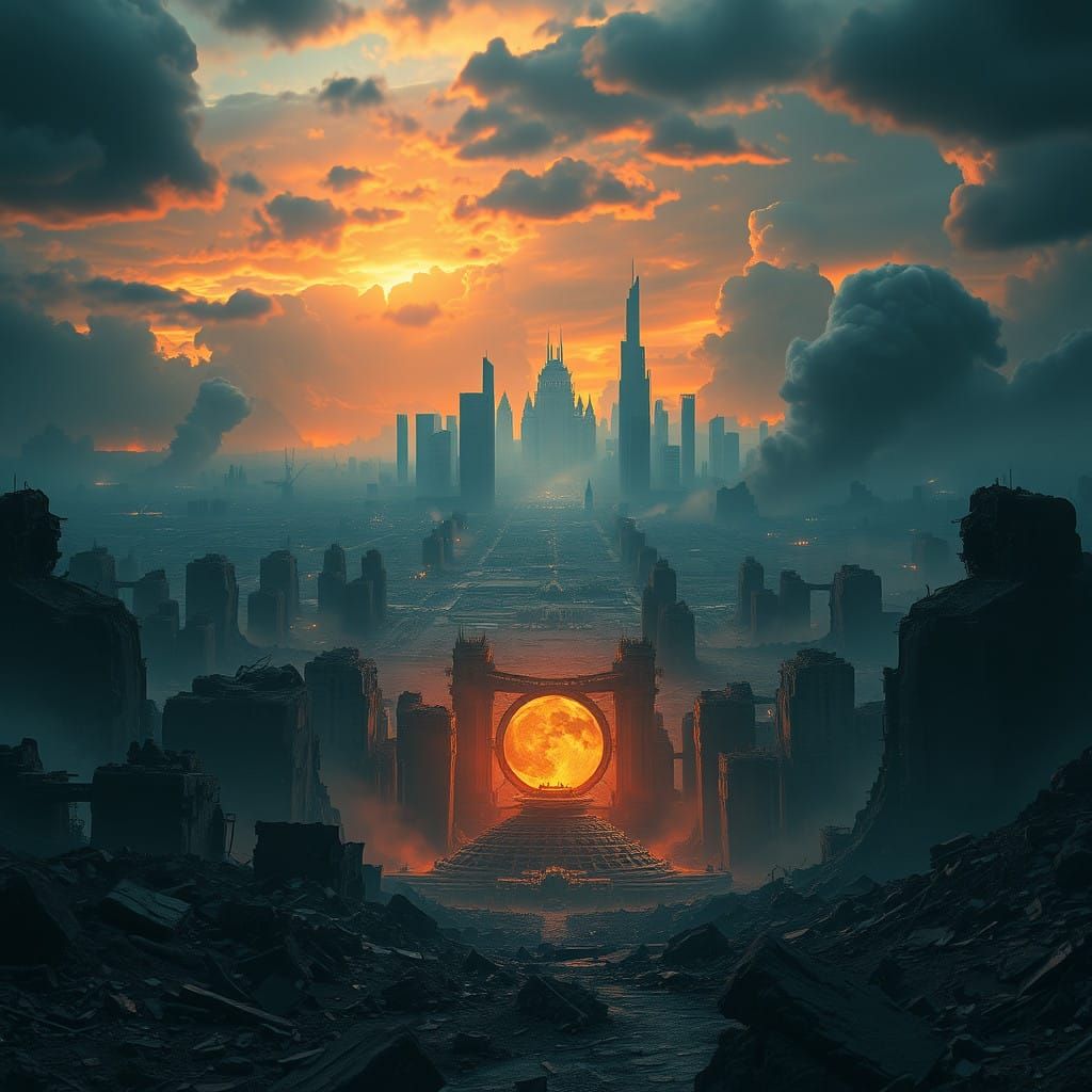 Cosmic Ruin in a Desolate Apocalypse