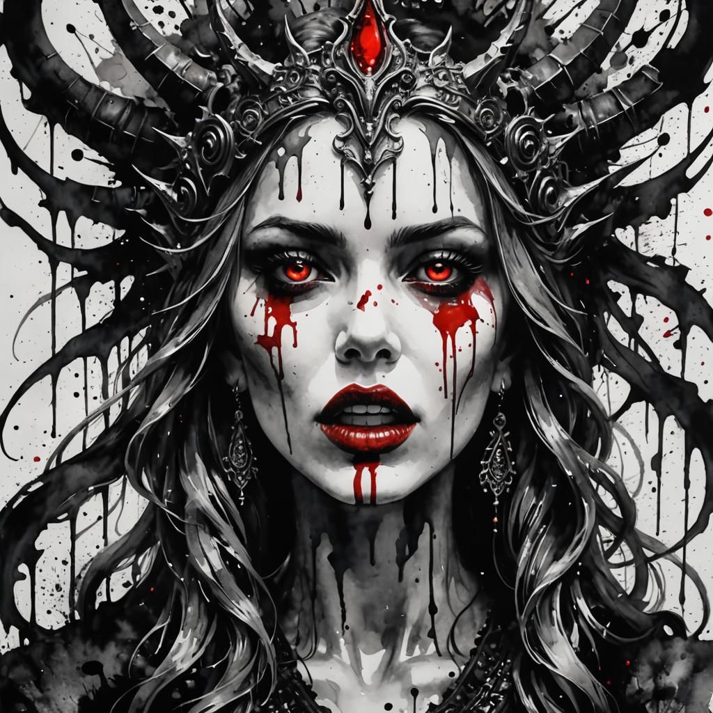 Quee-Nied but Demon Bloody Glances...