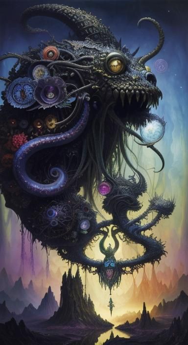 Pandora's Monster: Alternate Reality in Gothic Art Style