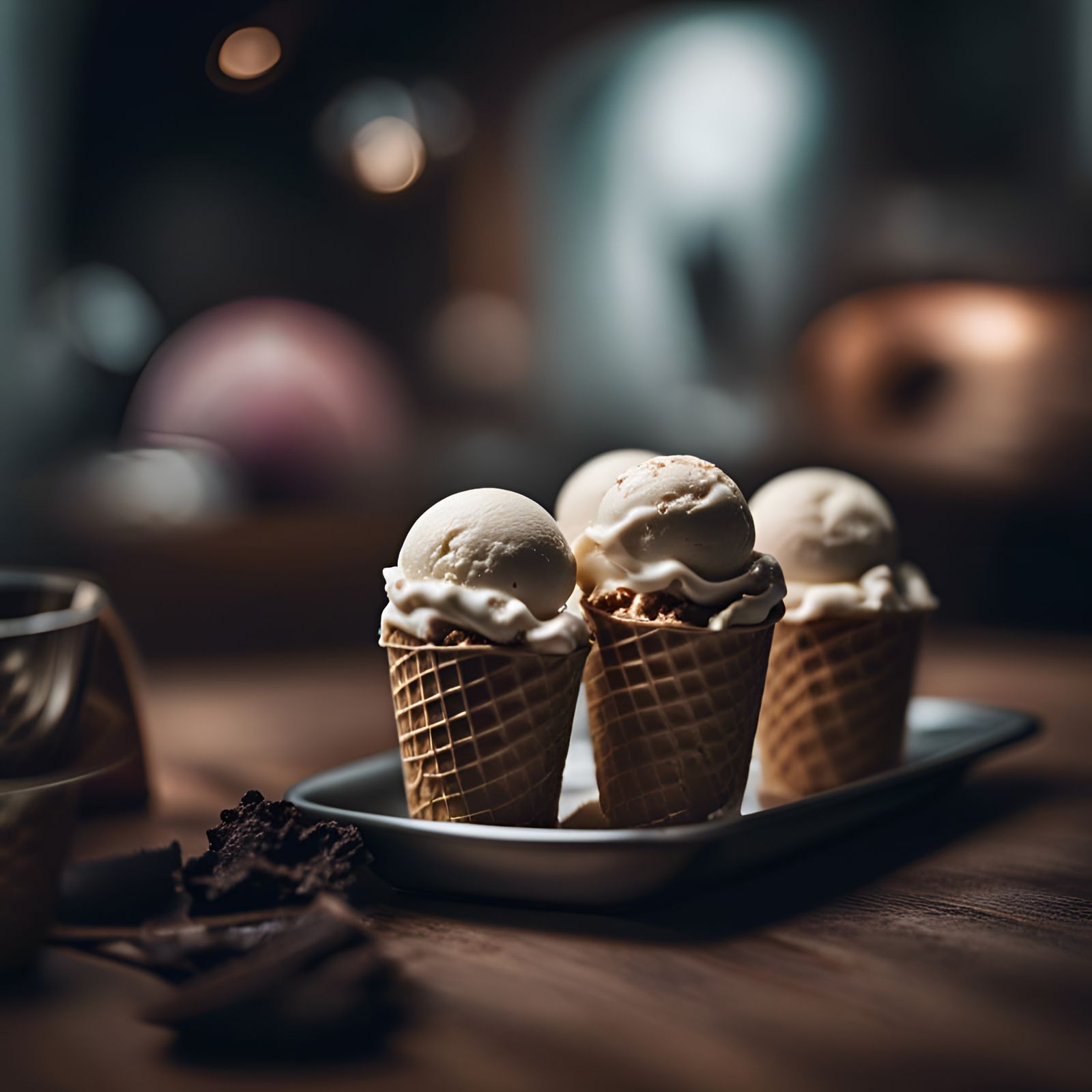 Delicious Ice Cream Digital Rendering