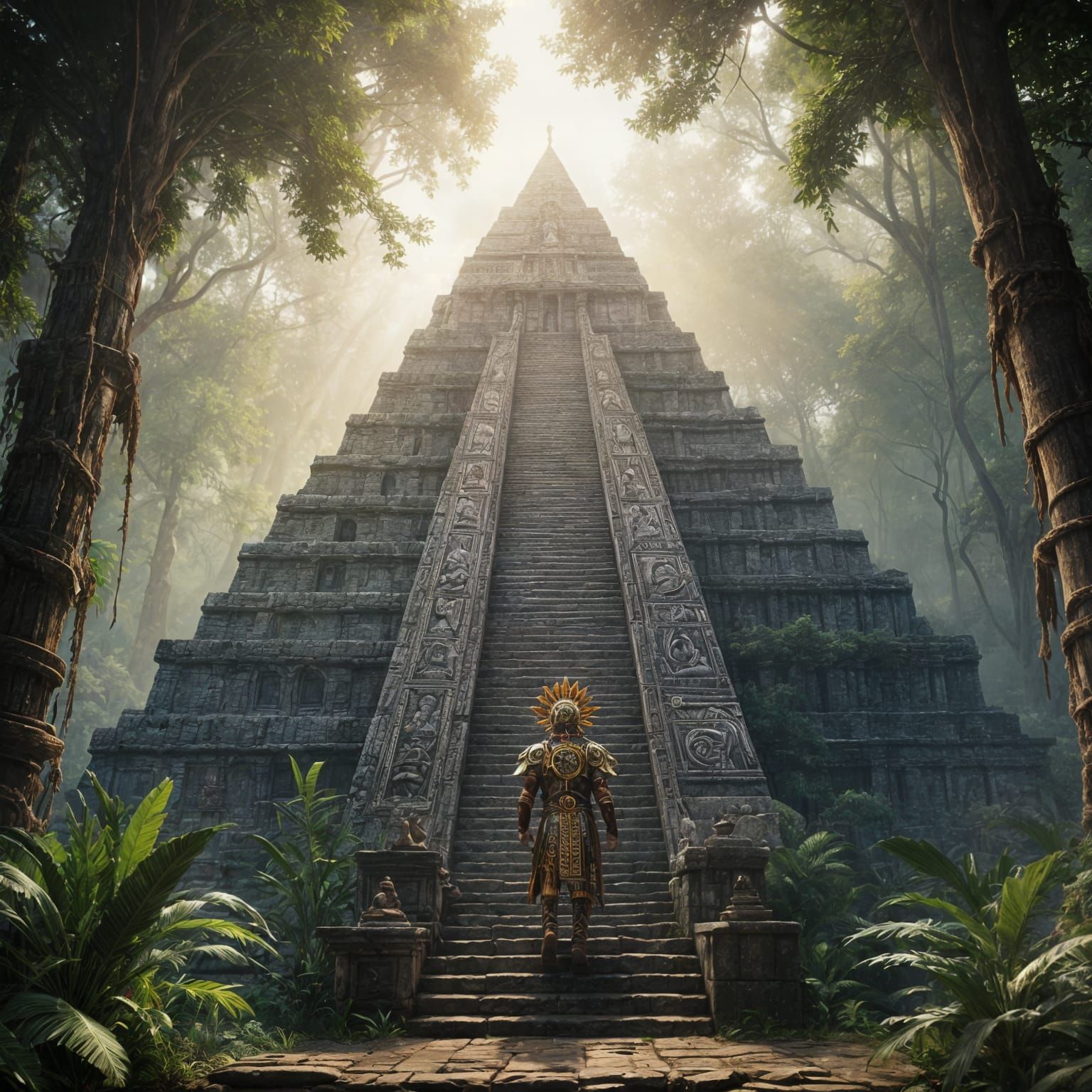 Aztec King Reigns Supreme in Vibrant, Golden Paradise